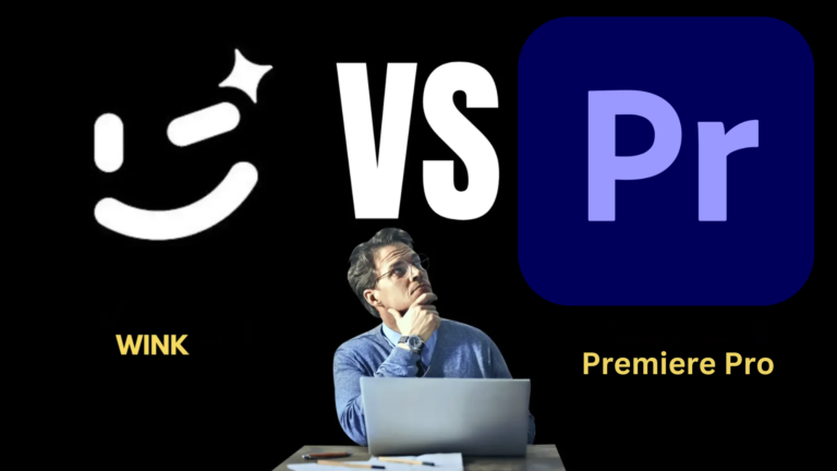 Comparison Of Wink vs Premiere Pro 2024: |Battle of Editing Giants| Which One Is Best